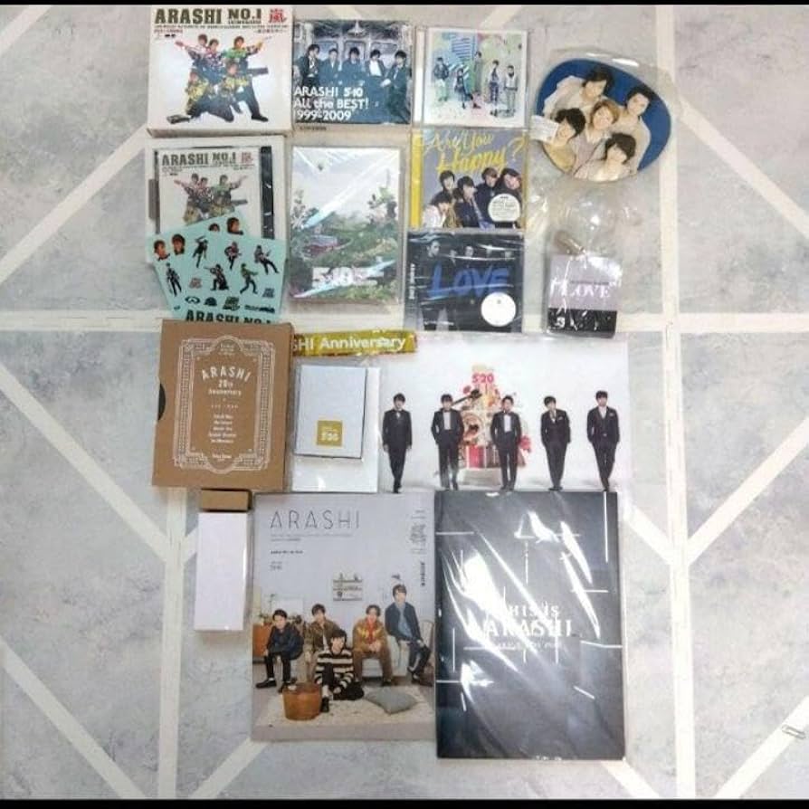 嵐 ARASHI LIVE 写真集 うちわ ペンライト アルバム CD PV